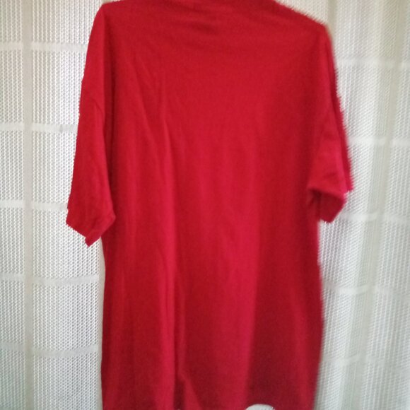 Pooh and Tigger XL Embroidered Red Short Sleeve T Shirt - Picture 4 of 5